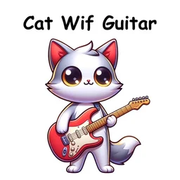 Cat Wif Guitar
